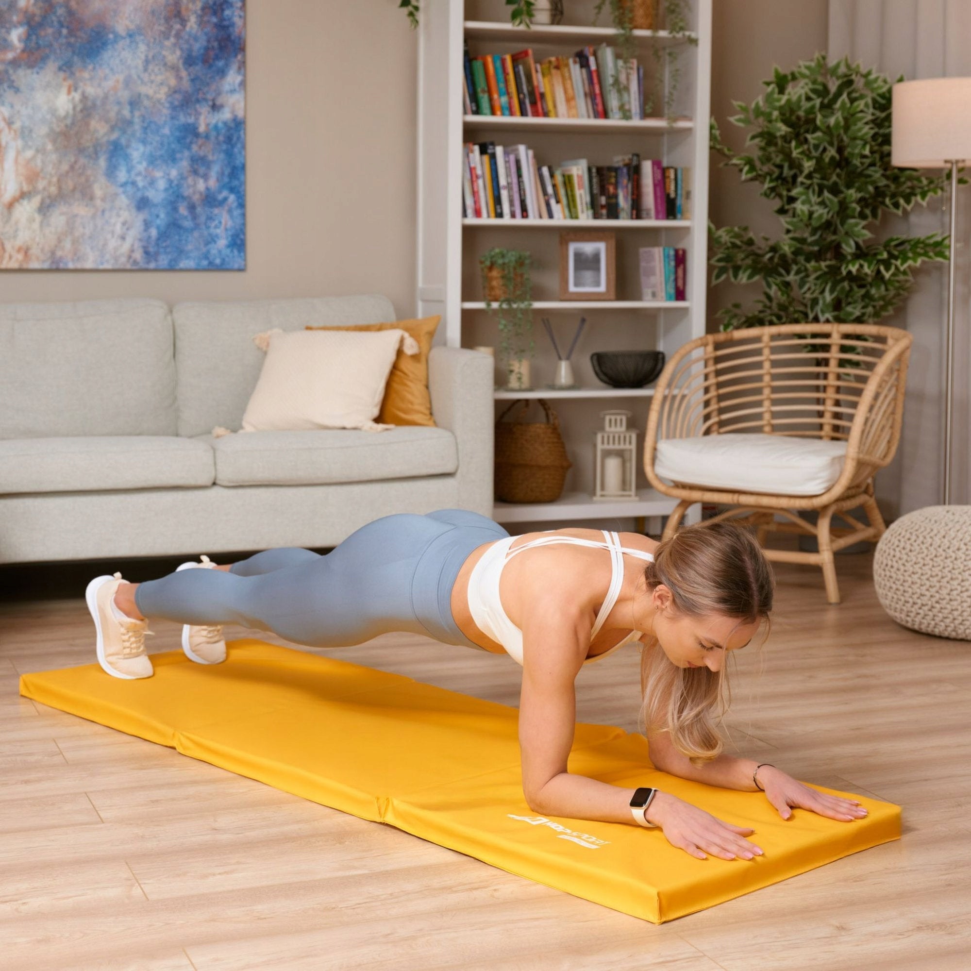 Gymnastics Mattress Folding For Exercise 180x60 Non-slip Waterproof Brand Hop-Sport