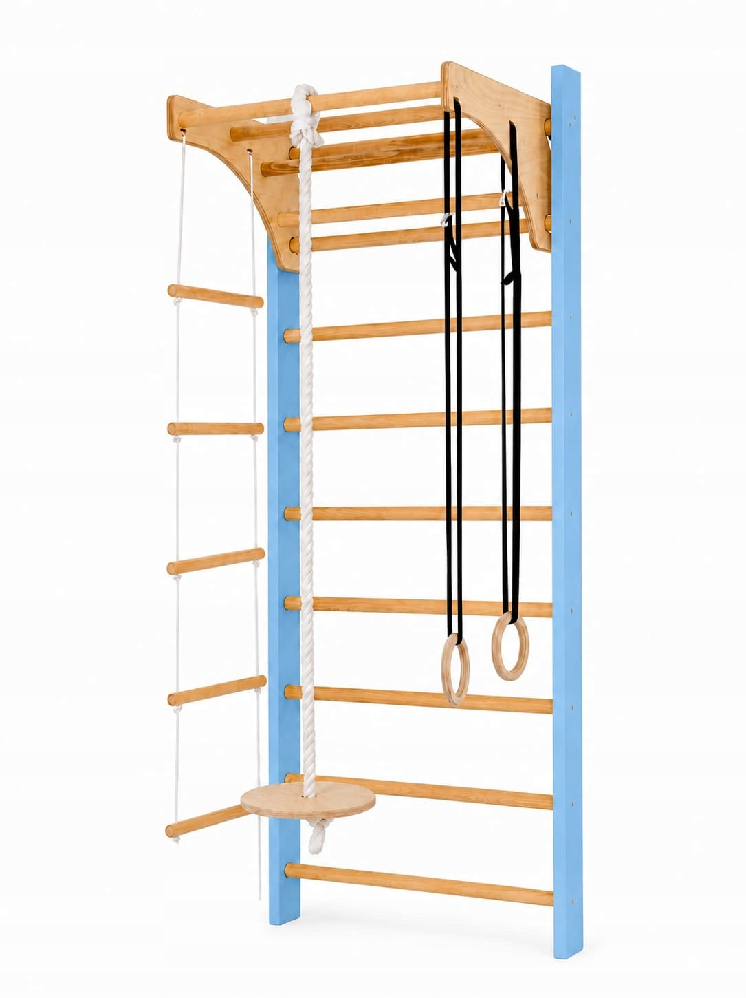 Gymnastics Wall Ladder with Bar for Kids BUK + Accessory Set Brand Pelltech