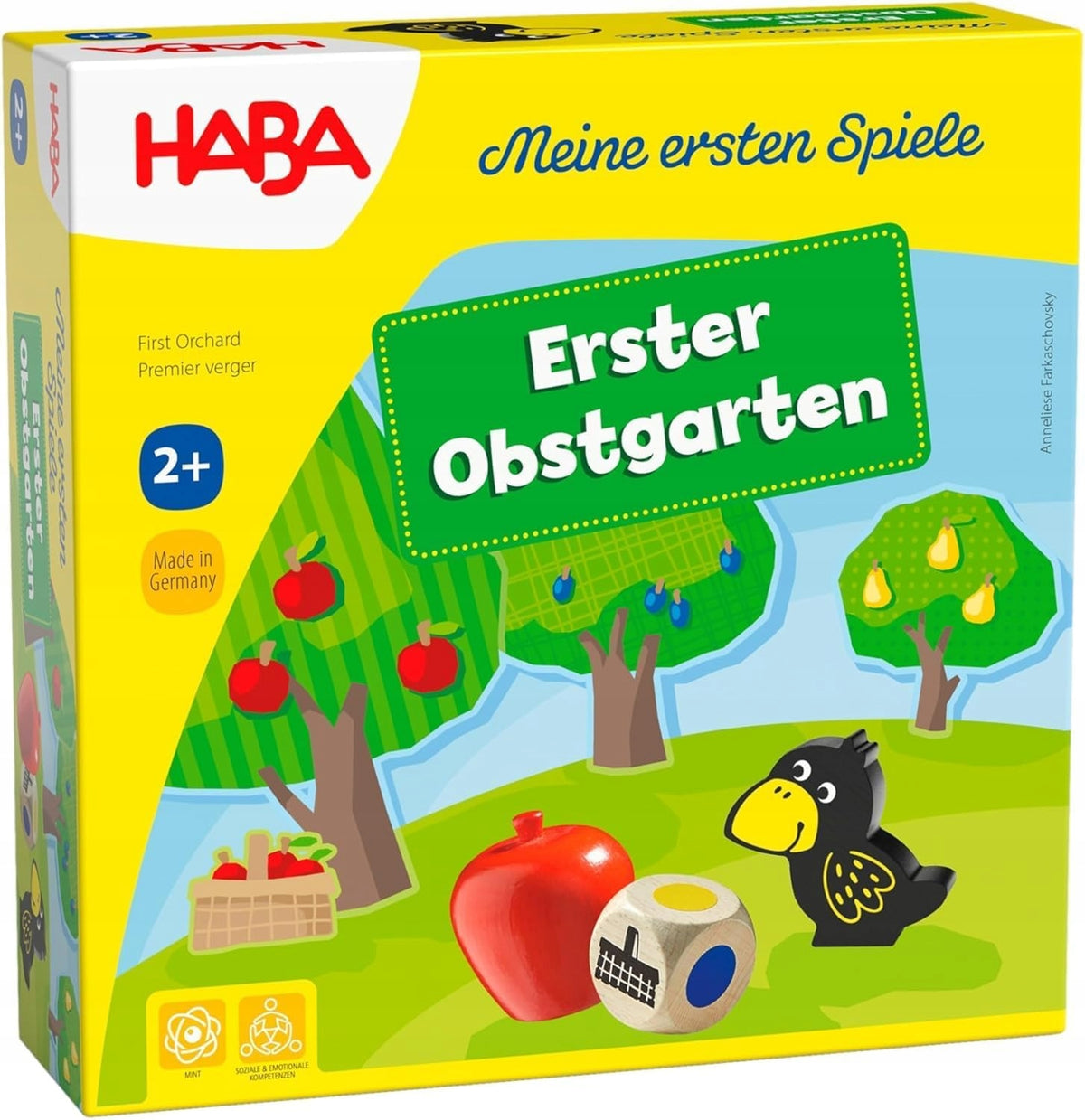 HABA wooden cooperative game Erster Obstgarten educational toddlers