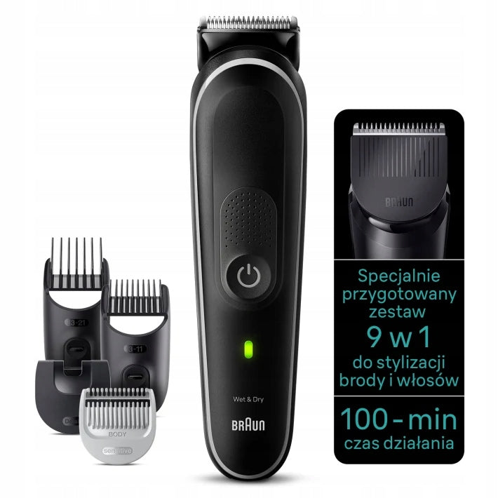 HAIR BEARD TRIMMER BRAUN MGK5410 9IN1 Packaging status original