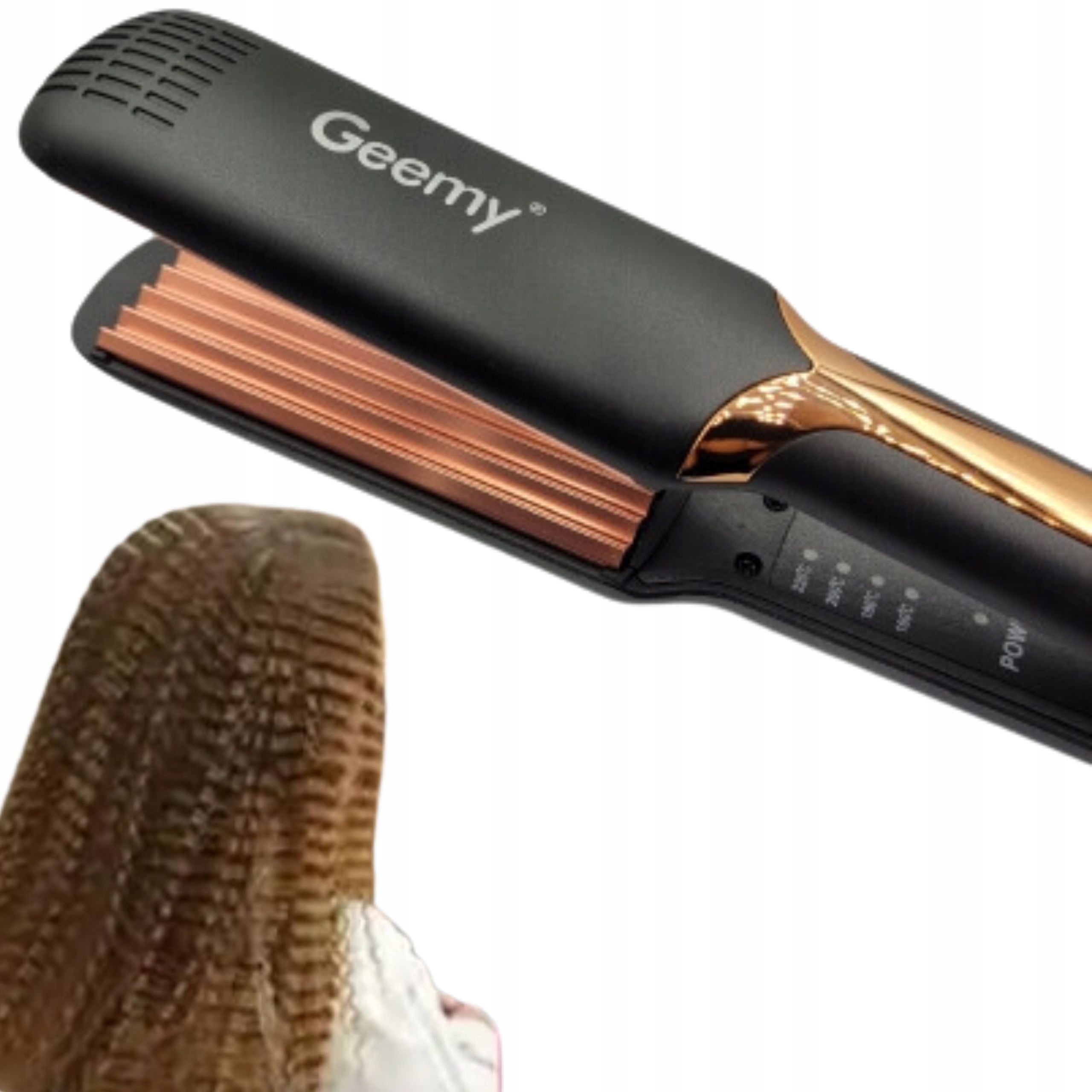 HAIR CRIMPER CERAMIC PRO IONIZATION WAVES GEEMY LIGHT Manufacturer code oaza2025x04