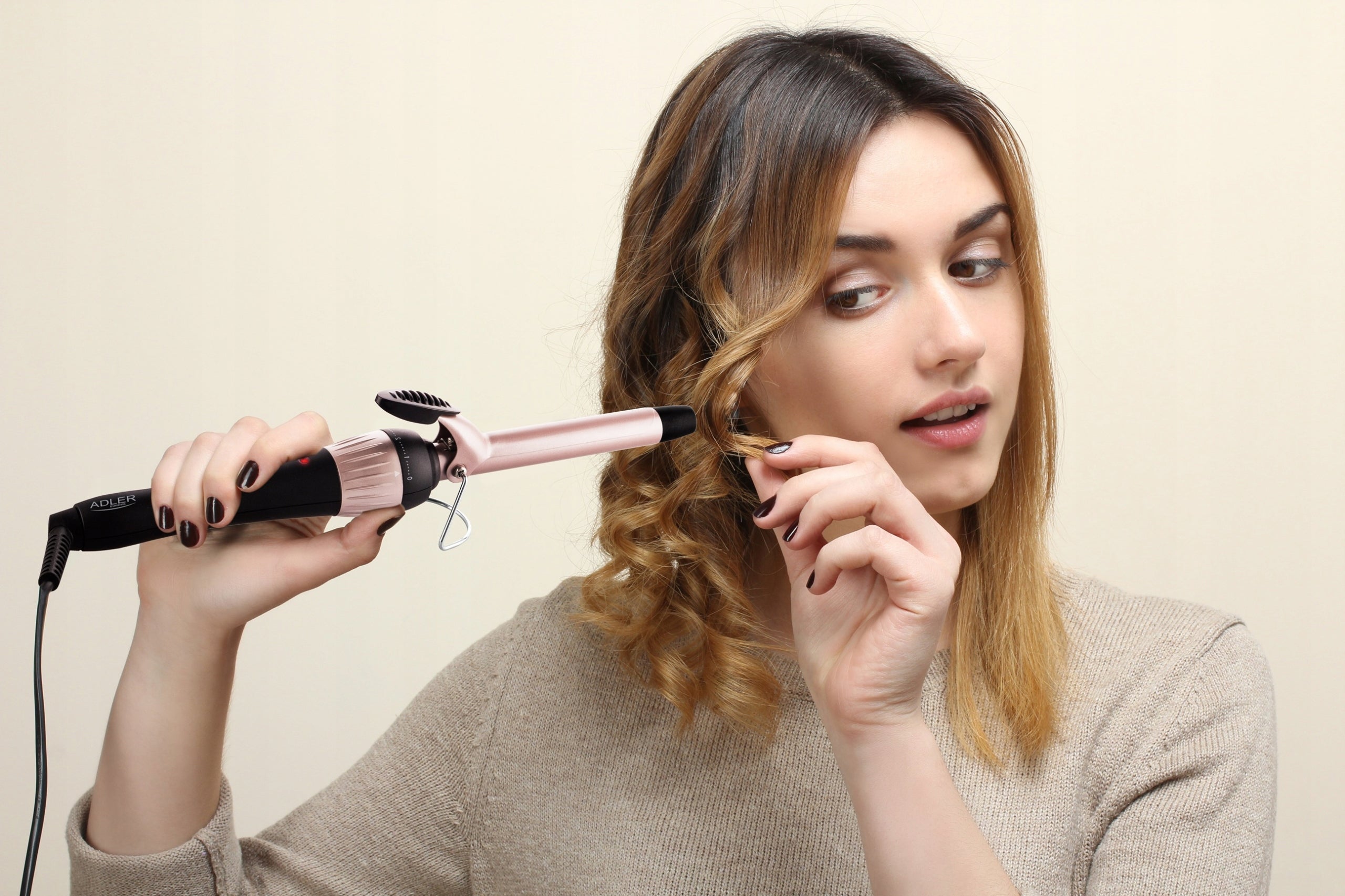HAIR CURLER TRADITIONAL CERAMIC 19mm TEMPERATURE CONTROL 160W Manufacturer code AD 2116