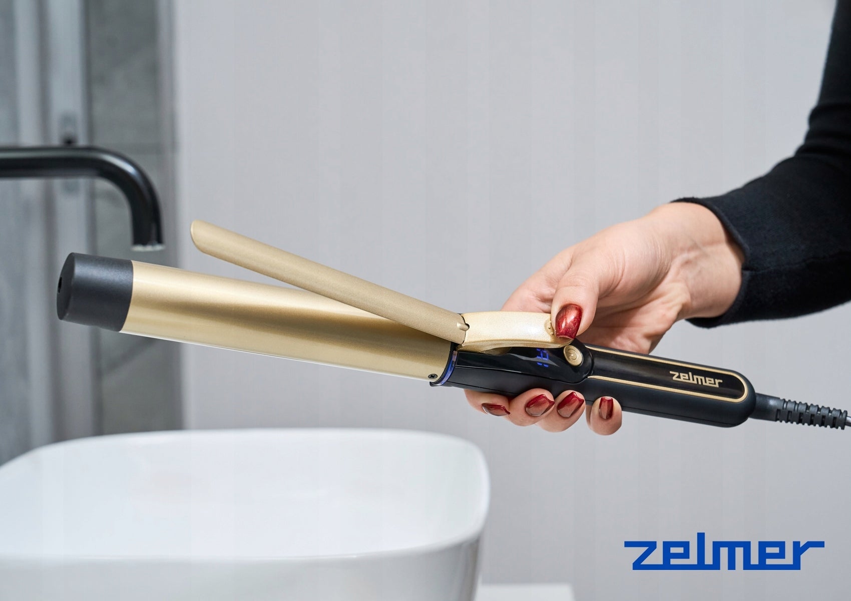 HAIR CURLER TRADITIONAL CERAMIC COATING ZELMER REG TEMPERATURE 70W Packaging status original
