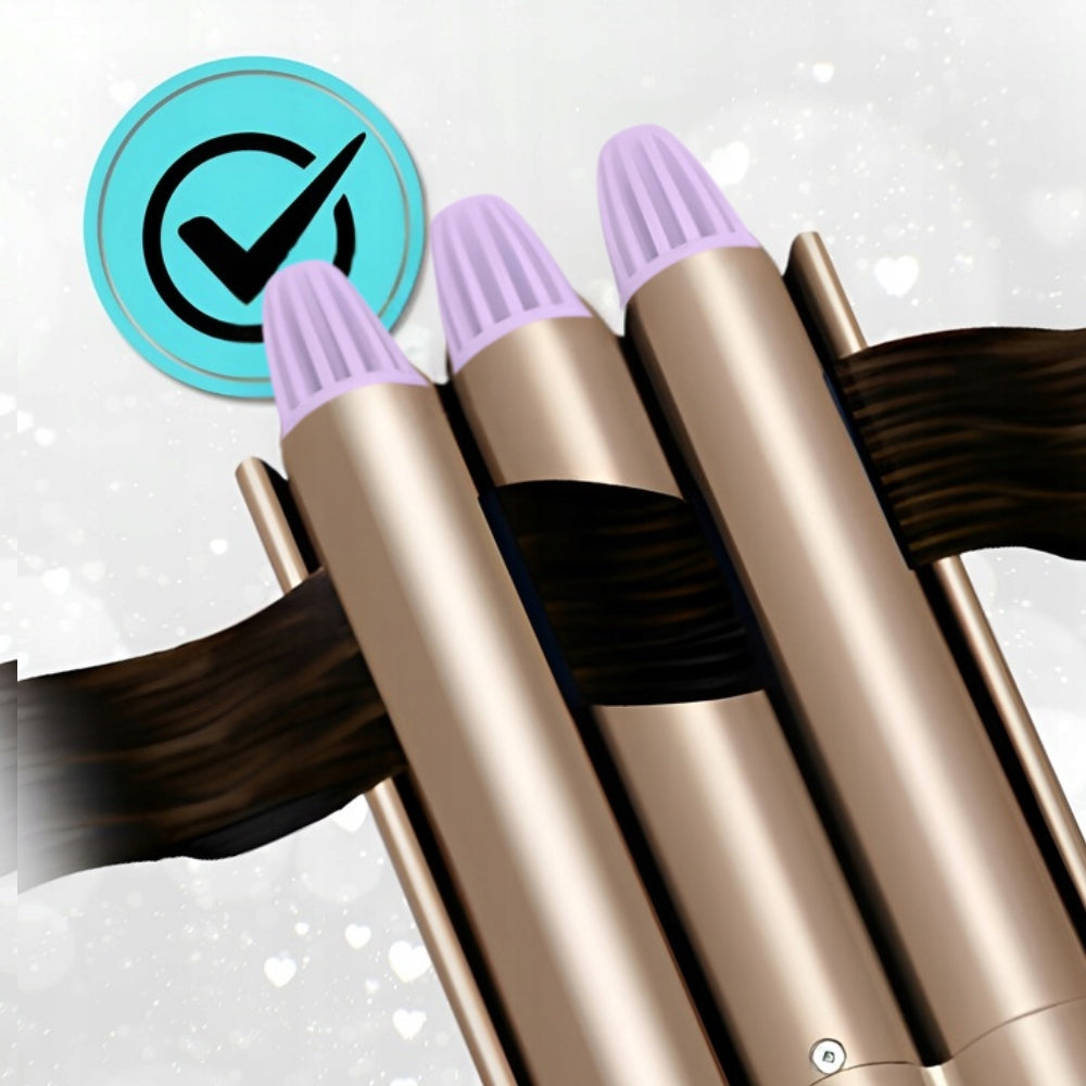HAIR CURLING IRON KEMEI CERAMIC INVERTER NOTCH 45W TPC 170-220 °C Manufacturer code Lokówka do włosów falownica KEMEI