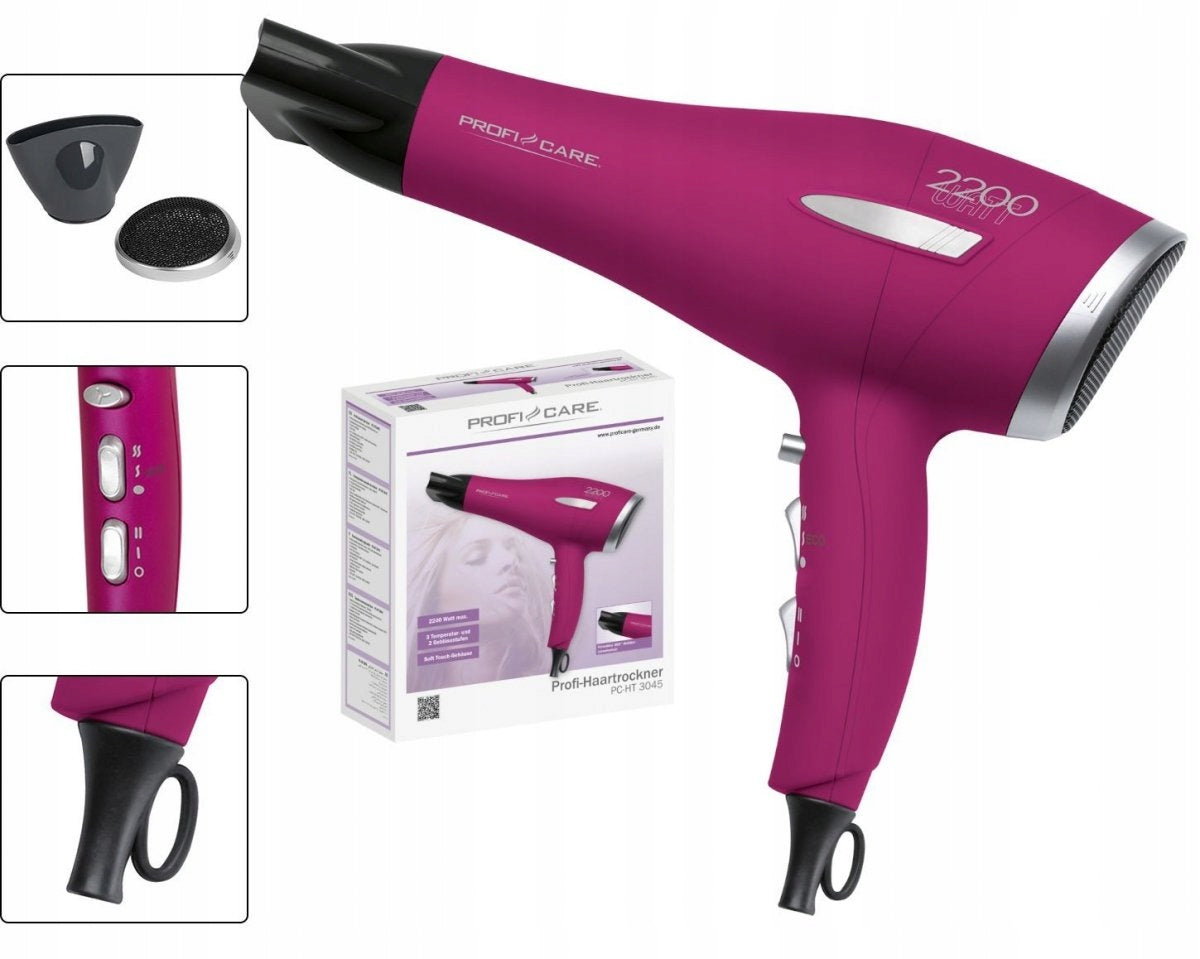 HAIR DRYER 2200W COLD AIR IONIZATION STRONG CONCENTRATOR Manufacturer code 330451