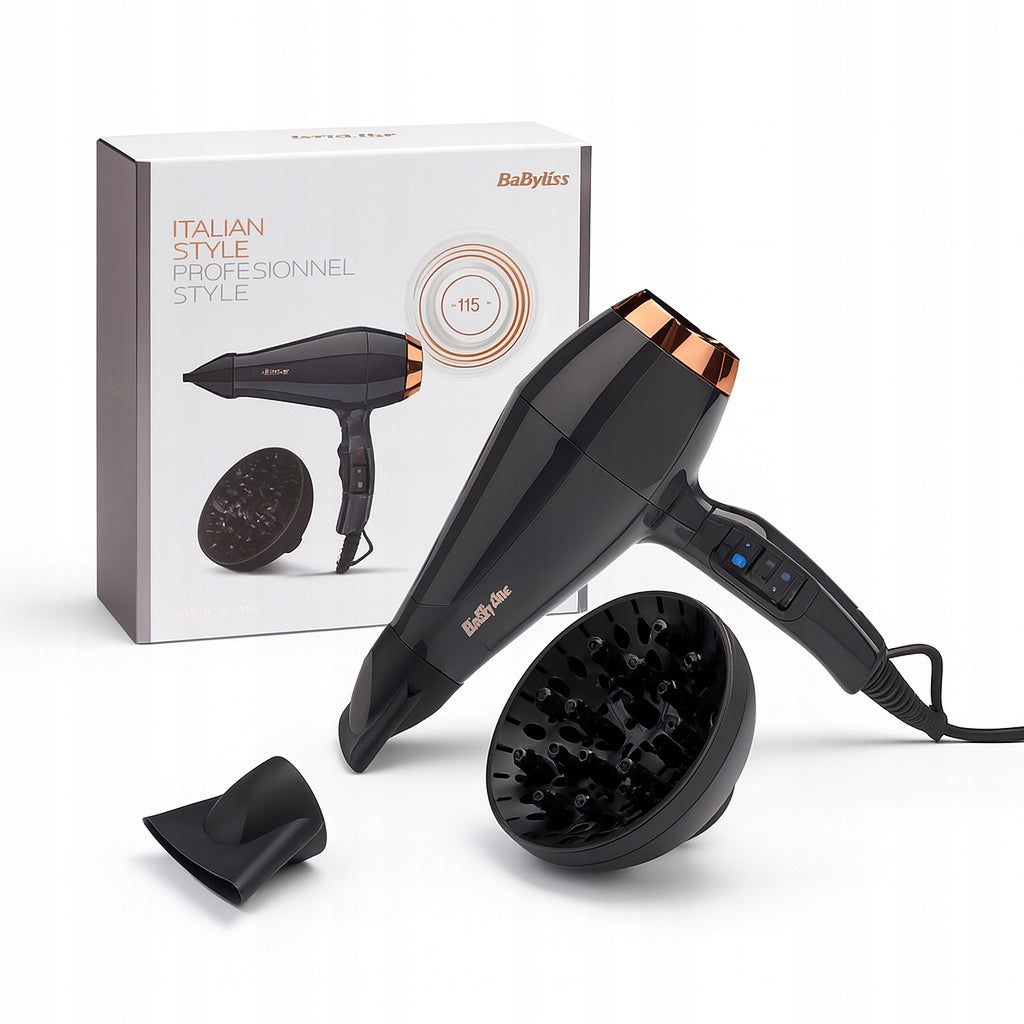 HAIR DRYER BABYLISS D570DE 2200W STRONG IONIZATION WITHOUT FRIZZ