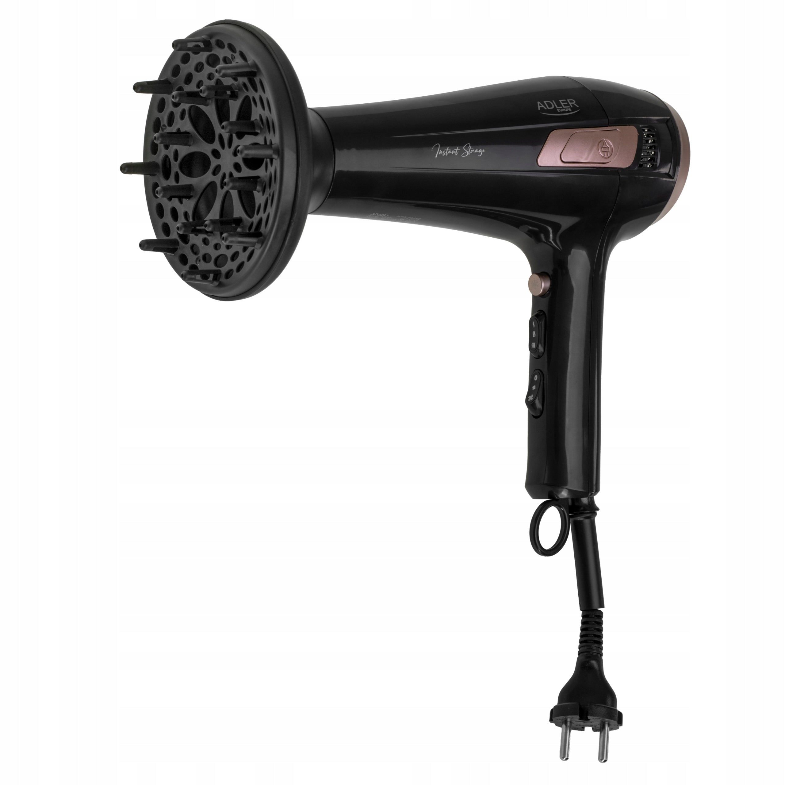 HAIR DRYER WITH DIFFUSER IONIZATION STRONG AIRFLOW ADJUSTMENT COLD MODE Manufacturer code SUSZARKA Z JONIZACJĄ DO WŁOSÓW DYFUZOR