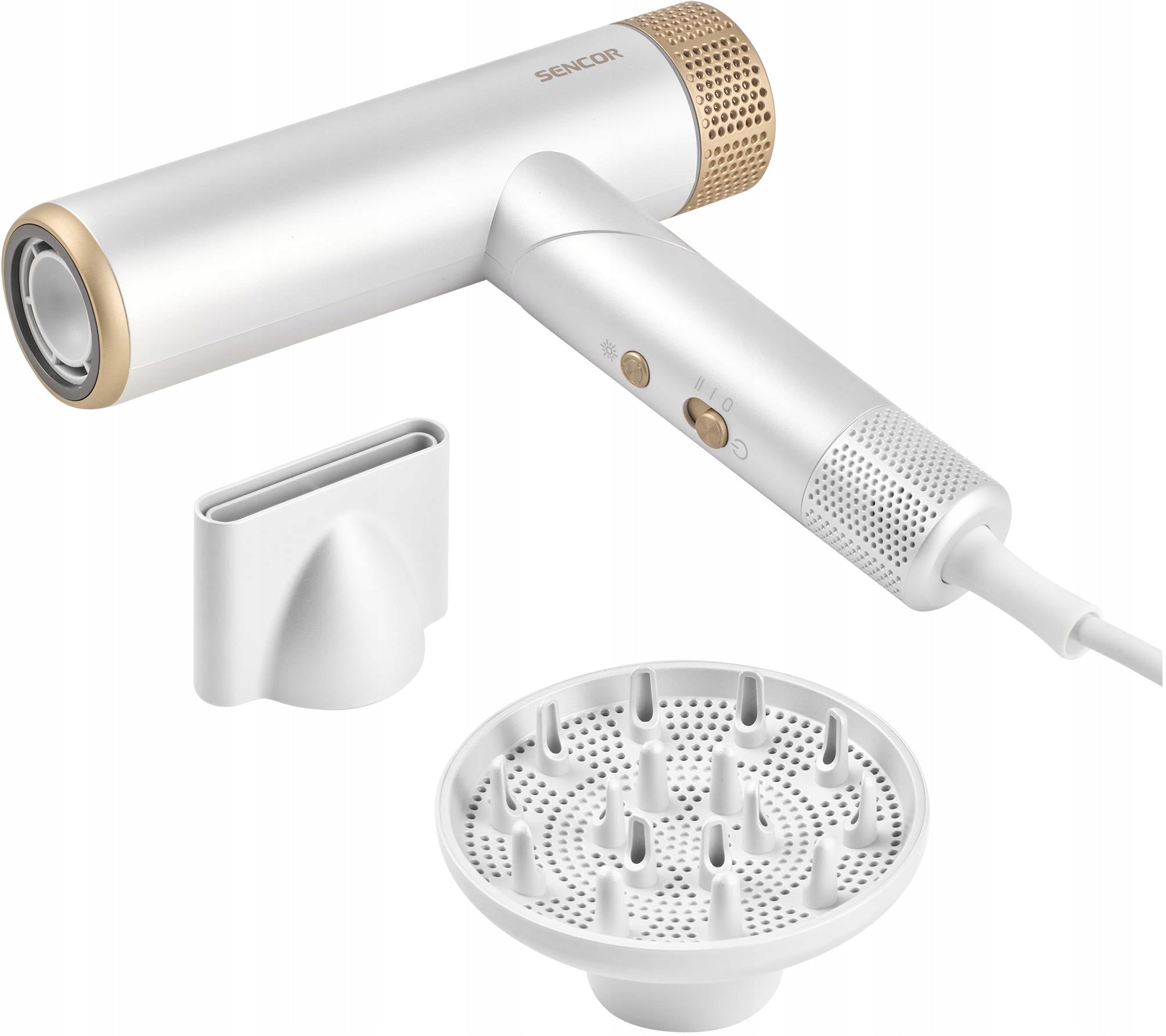 HAIR DRYER WITH IONIZATION SENCOR 900W HIGH SPEED SHD 9050GD Packaging status original