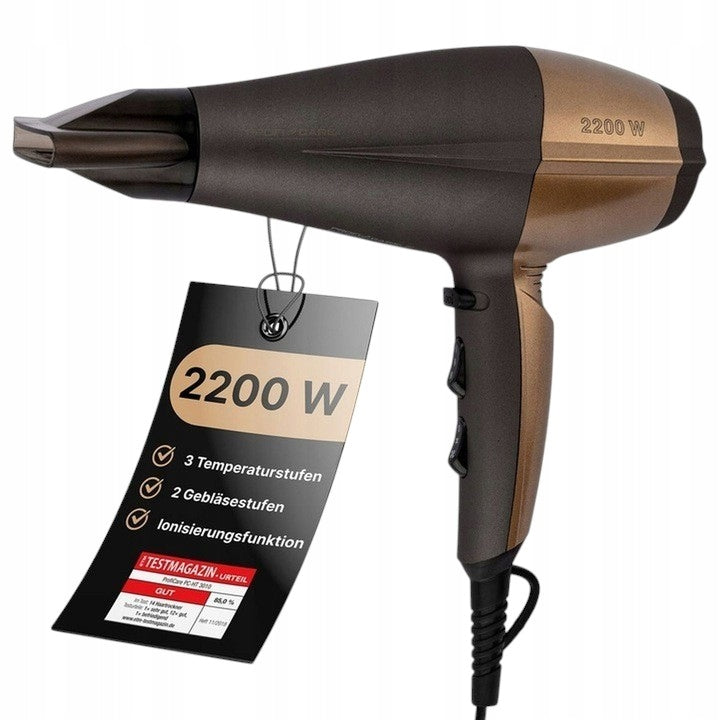 HAIR DRYER WITH IONIZATION STRONG 2200W Cold BreathING CONCENTRATOR