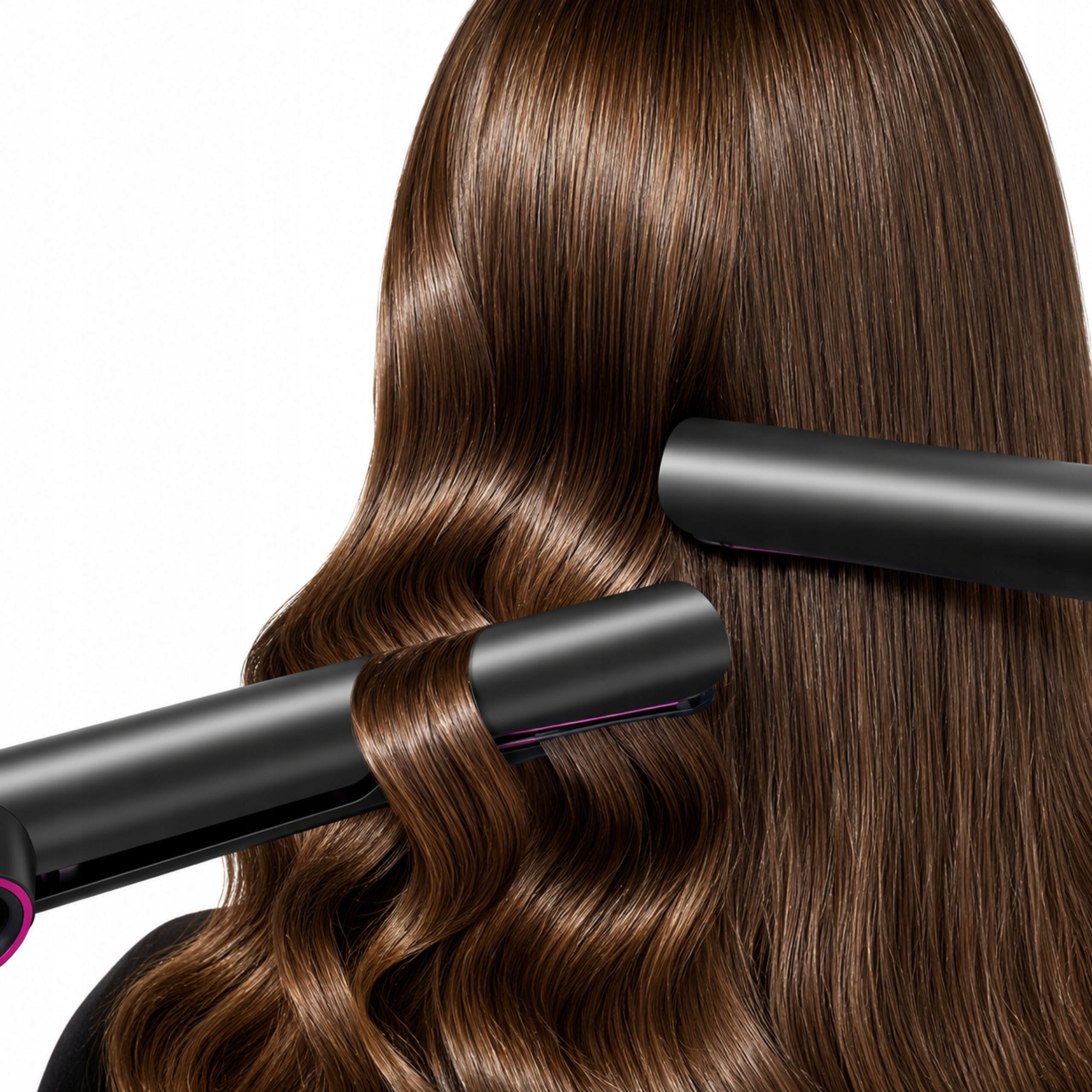 HAIR STRAIGHTENER 2in1 Ceramic Ionization LCD Curler 230°C Waves Curls Packaging status original