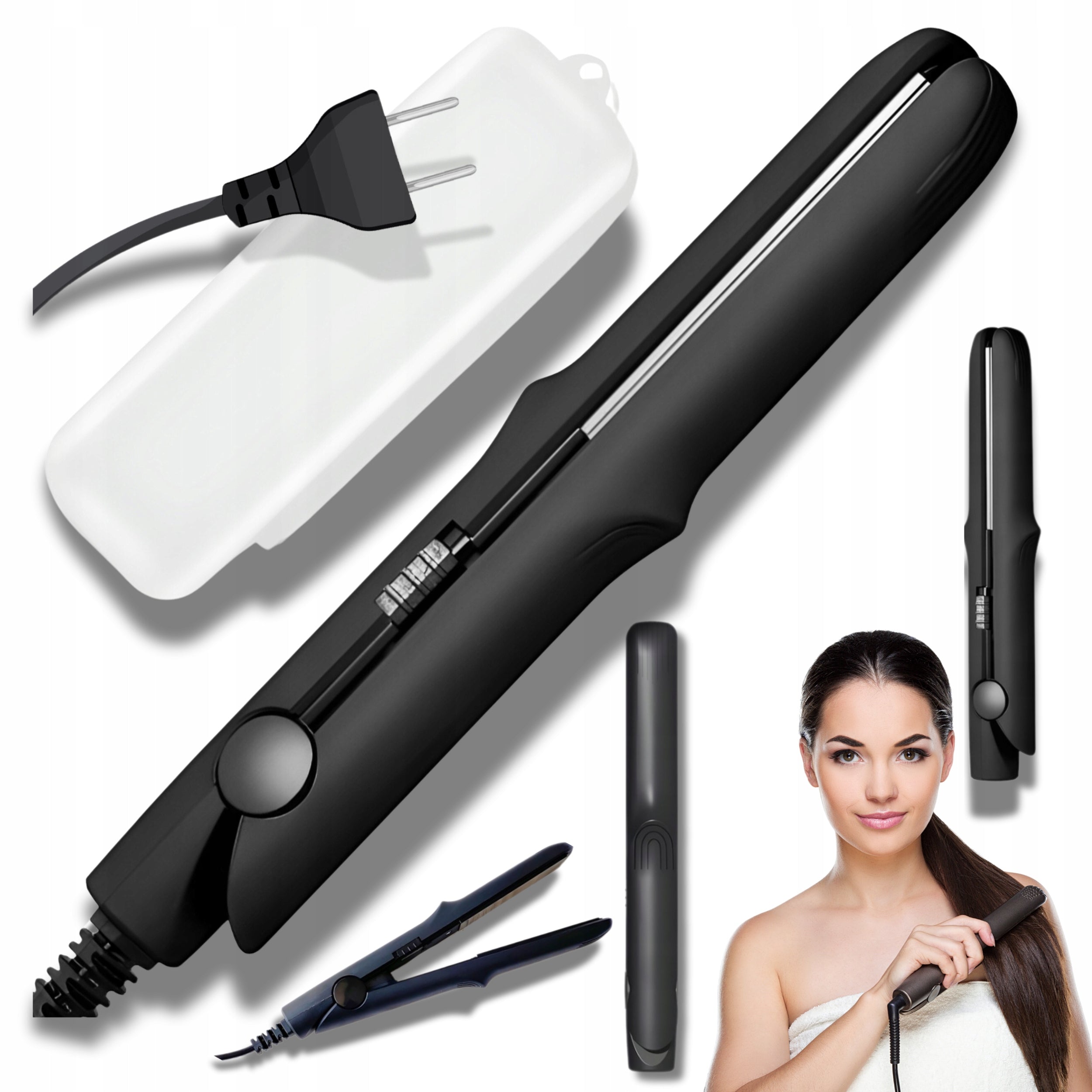 HAIR STRAIGHTENER CERAMIC MINI STRAIGHTENER FAST HEATING