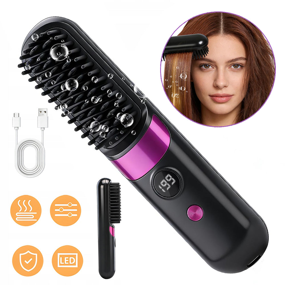 HAIR STRAIGHTENER COMB STRAIGHTENING ELECTRIC HAIR STRAIGHTENER