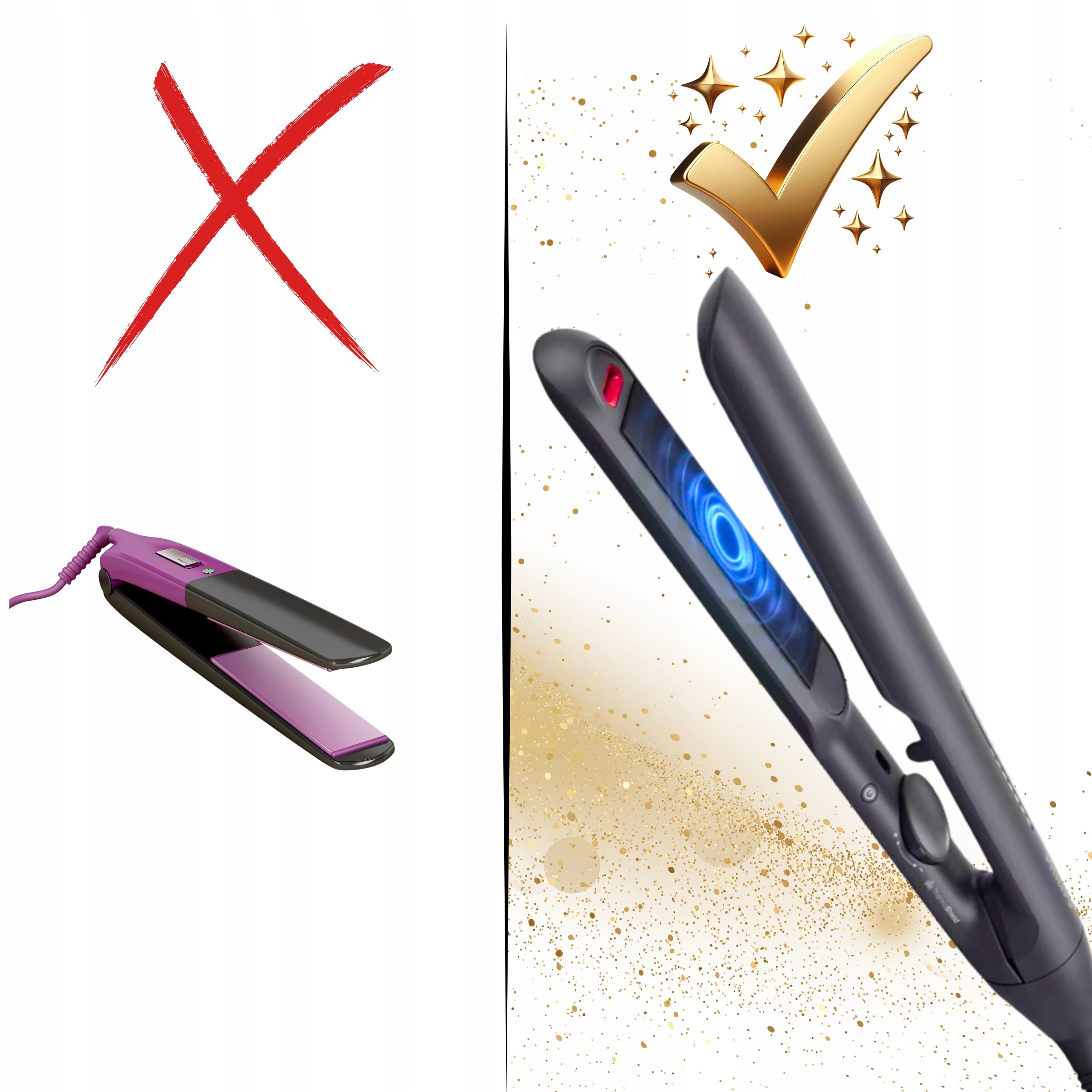 HAIR STRAIGHTENER PHILIPS CERAMIC IONIZATION PROFESSIONAL! Manufacturer code prostownica do włosów