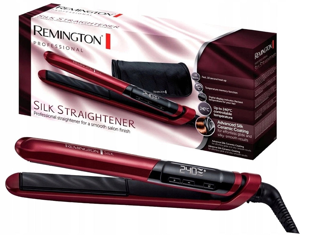 HAIR STRAIGHTENER REMINGTON S9600 SILK heating 10 seconds cable 3m Manufacturer code S9600