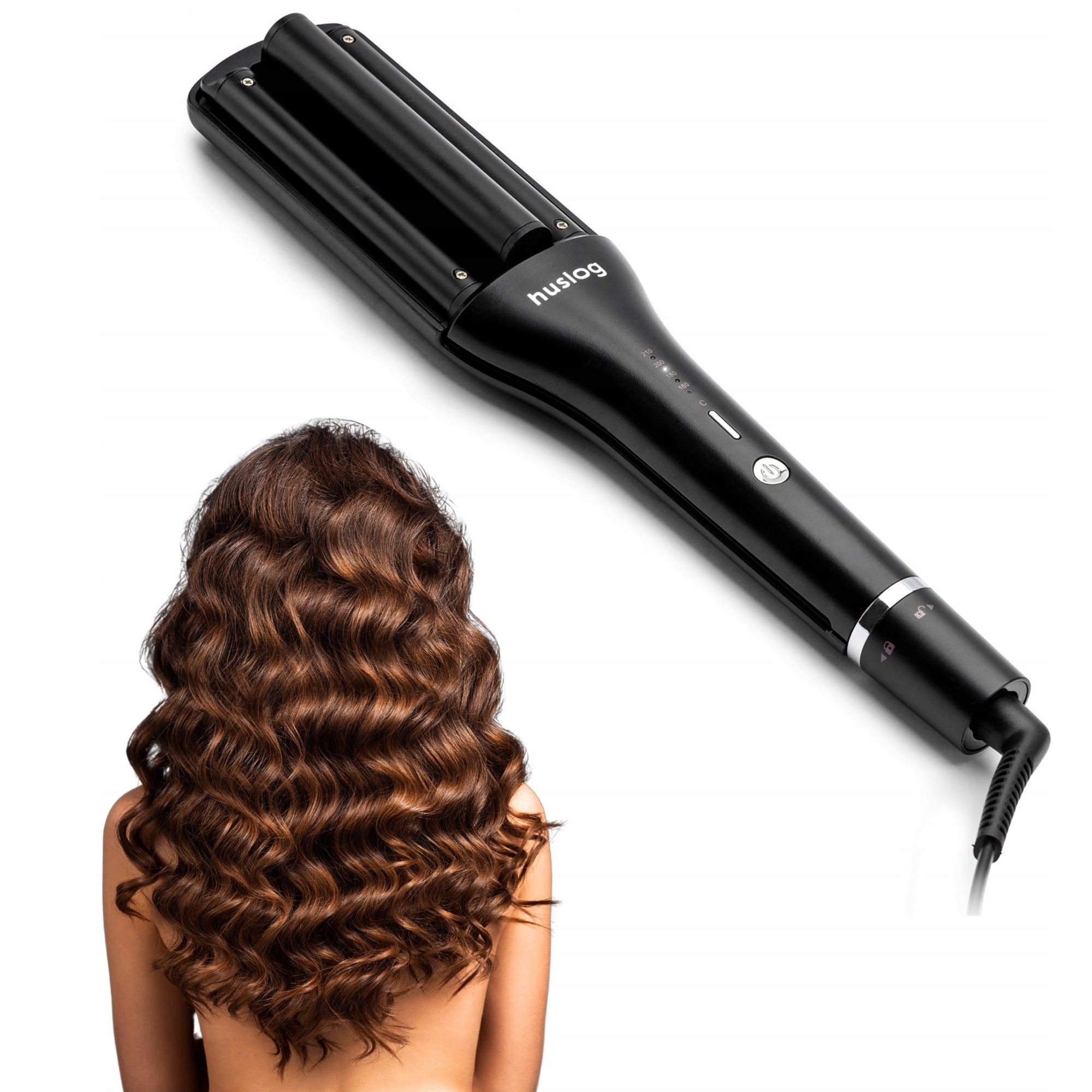 HAIR STYLING INVERTER CURLING IRON MULTIFUNCTIONAL WAVES CURLS 100W Huslog