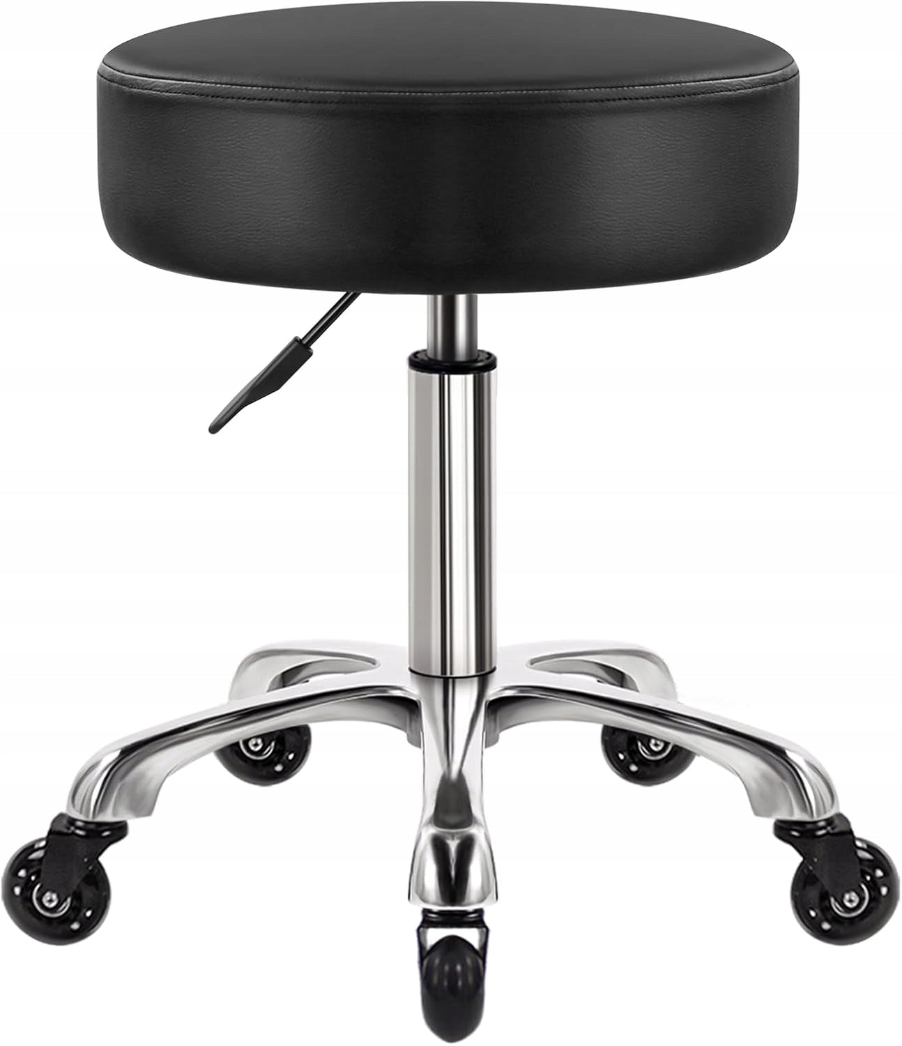 HAIRDRESSER COSMETIC STOOL BAR STOOL SWIVEL CASTERS ADJUSTABLE WKWKER
