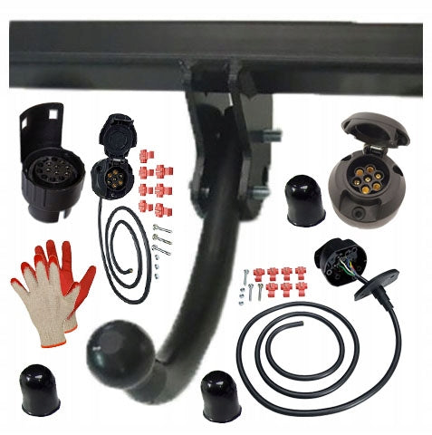HAKPOL HOOK+BEAM KIA CEE'D 2007-2012 AND 1 ED HTB +ADAPTER 7PIN13 TOW