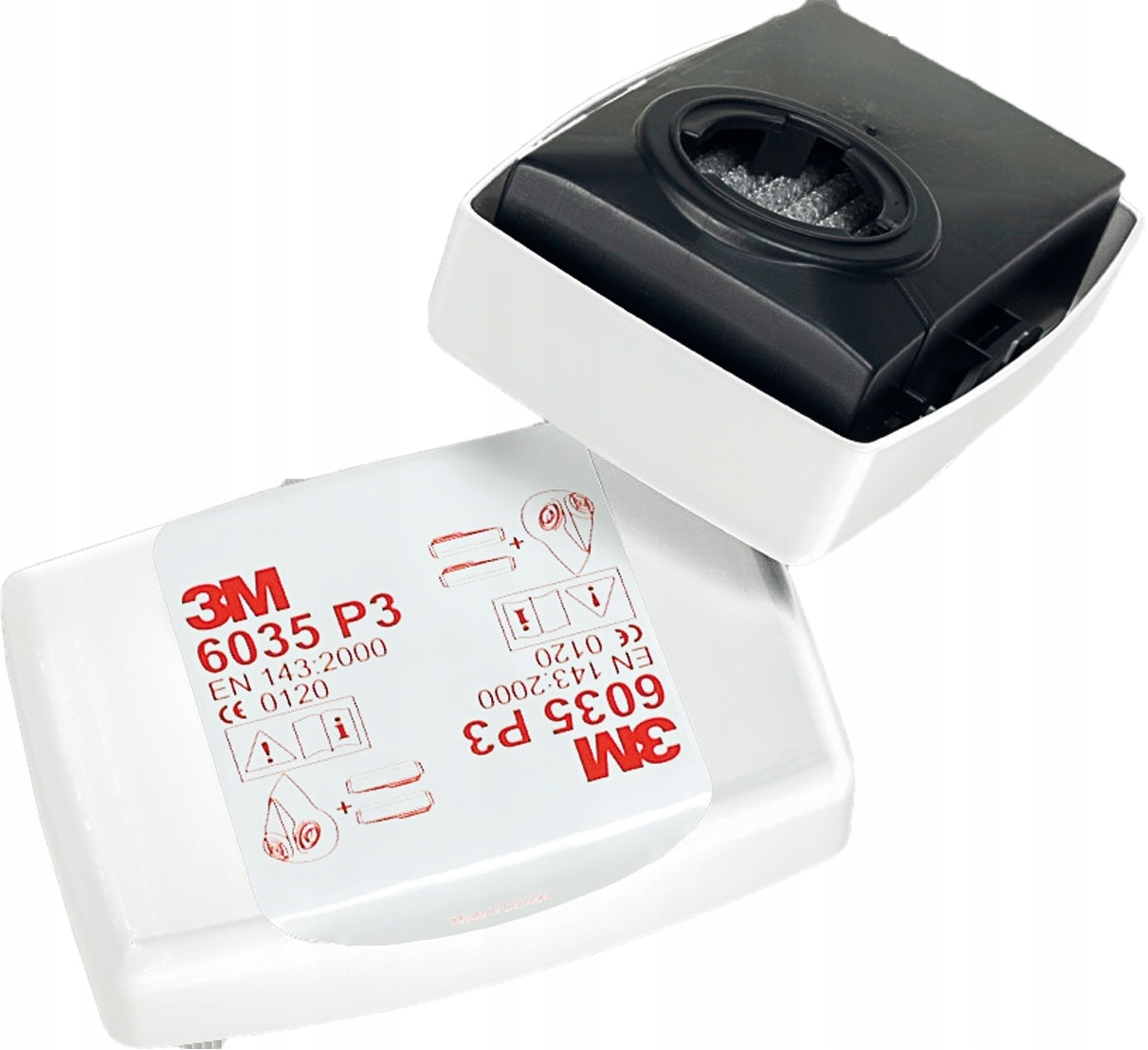 HALF MASK DUST MASK COMPLETE mega SET Manufacturer code 6700/6800/6900 + 6035 FFP3 x2 + 6885 x1