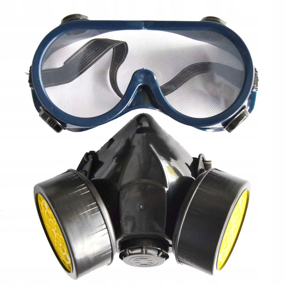 HALF MASK PAINT MASK+GLASSES