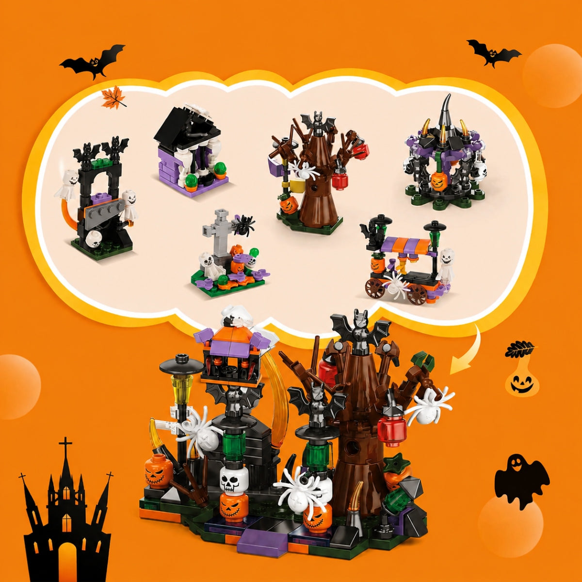 HALLOWEEN ADVENT CALENDAR WITH BLOCKS GIFT COUNTDOWN 31 DAYS Brand no brand
