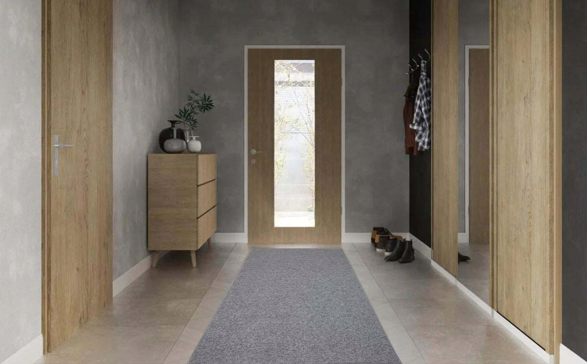 HALLWAY RUG 80X200 GRAPHITE DURABLE LOOP RUG Product width 80 cm
