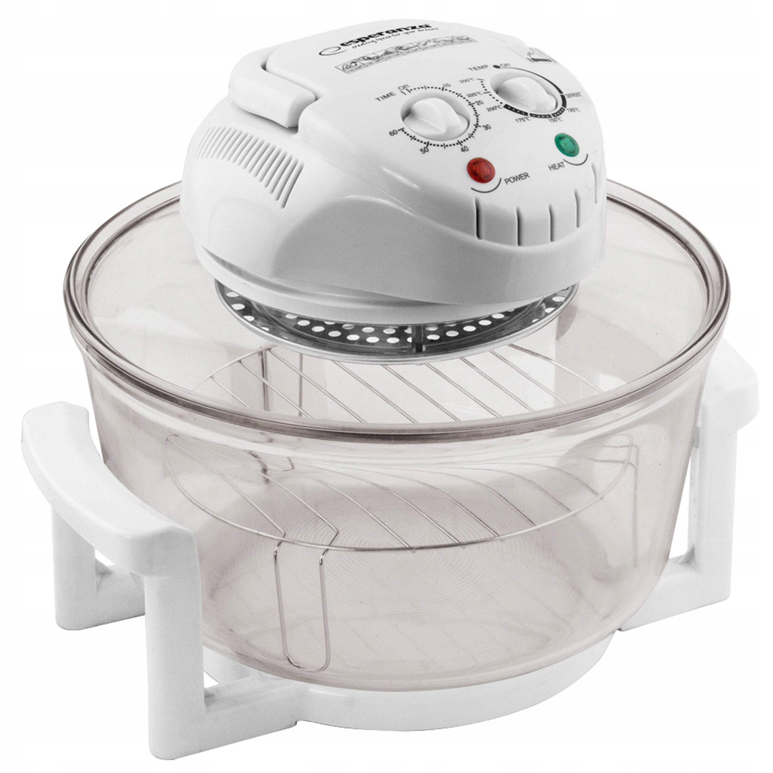 HALOGEN COMBINATION CONVECTION OVEN THERMOCOUPLE 1400W + ACCESSORIES Dominant color white