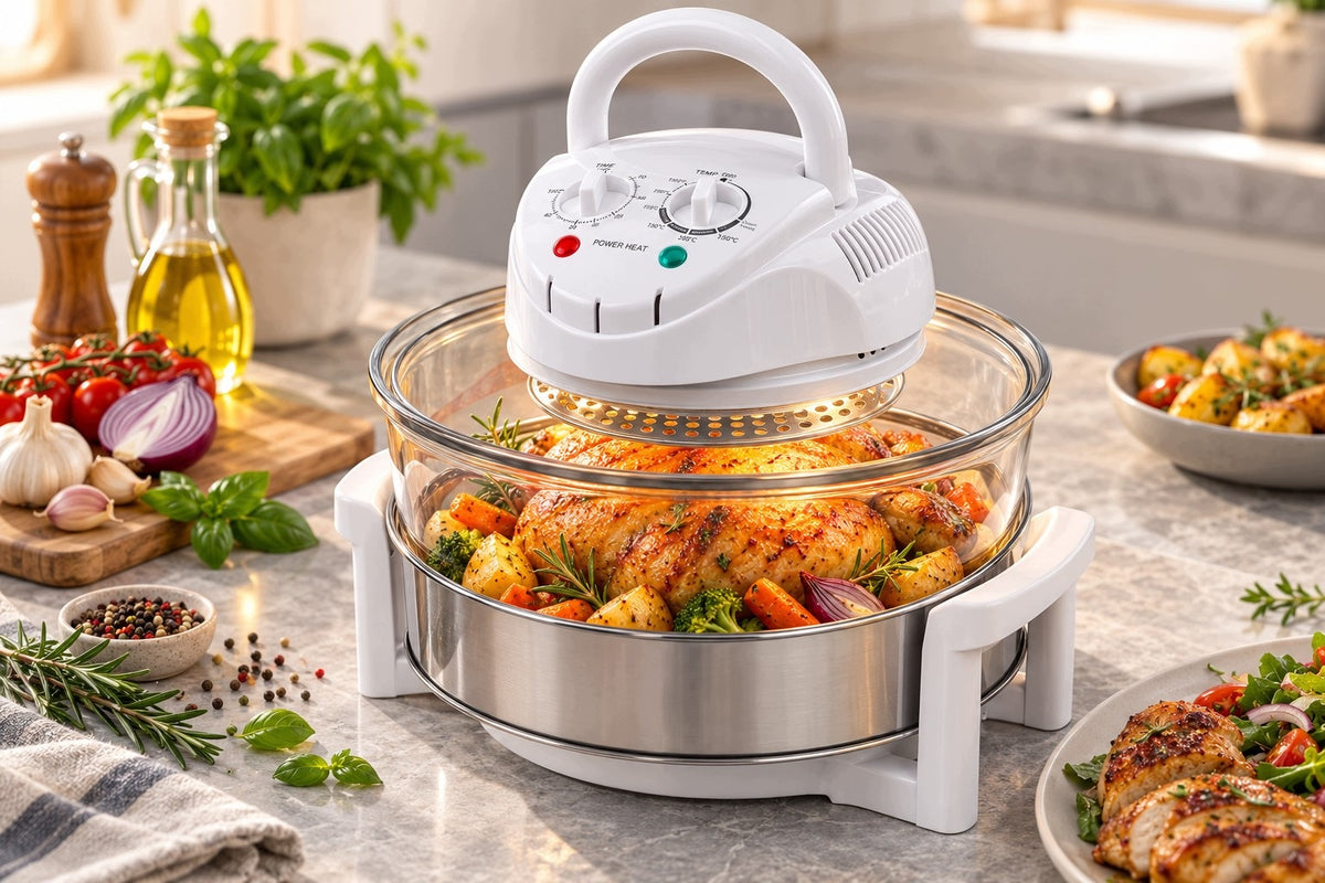HALOGEN COMBO 18L 1500W ELECTRIC OVEN THERMOCOUPLE GRILL Manufacturer code kombiwar halogenowy piekarnik 18L termoobieg