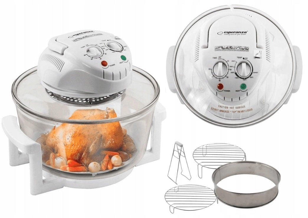 HALOGEN COMBO QUASAR 18L MINI OVEN GRILL 1400W TIMER ESPERANZA