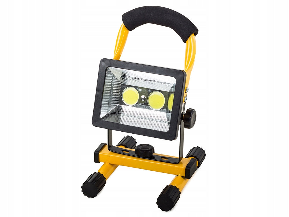HALOGEN CONSTRUCTION PORTABLE LAMP 2 x LED COB 30W RECHARGEABLE IP65 Color black