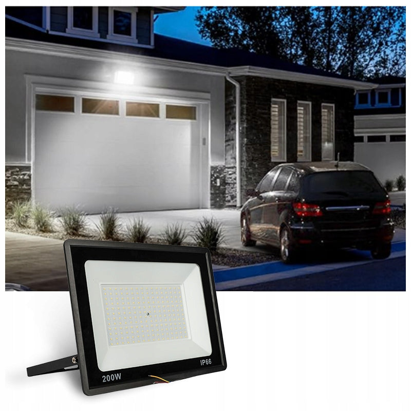 HALOGEN LED 200W FLOODLIGHT LAMP IP66 20000 lm STRONG WATERPROOF PREMIUM Brand Interlook