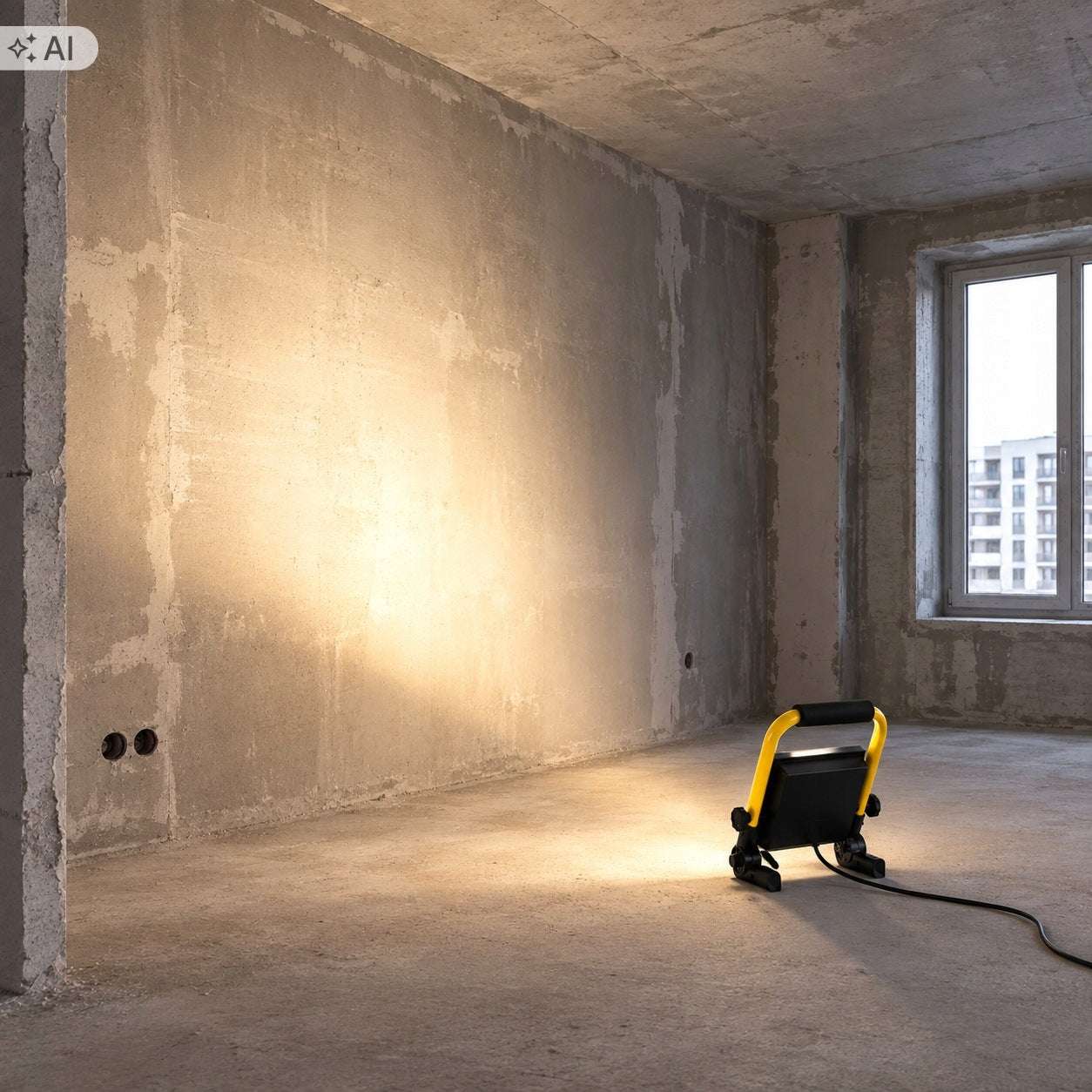 HALOGEN LED Floodlight Lamp 50W Portable 4500K Working Construction Handle Manufacturer code HALOGEN LED naświetlacz lampa 50W przenośny