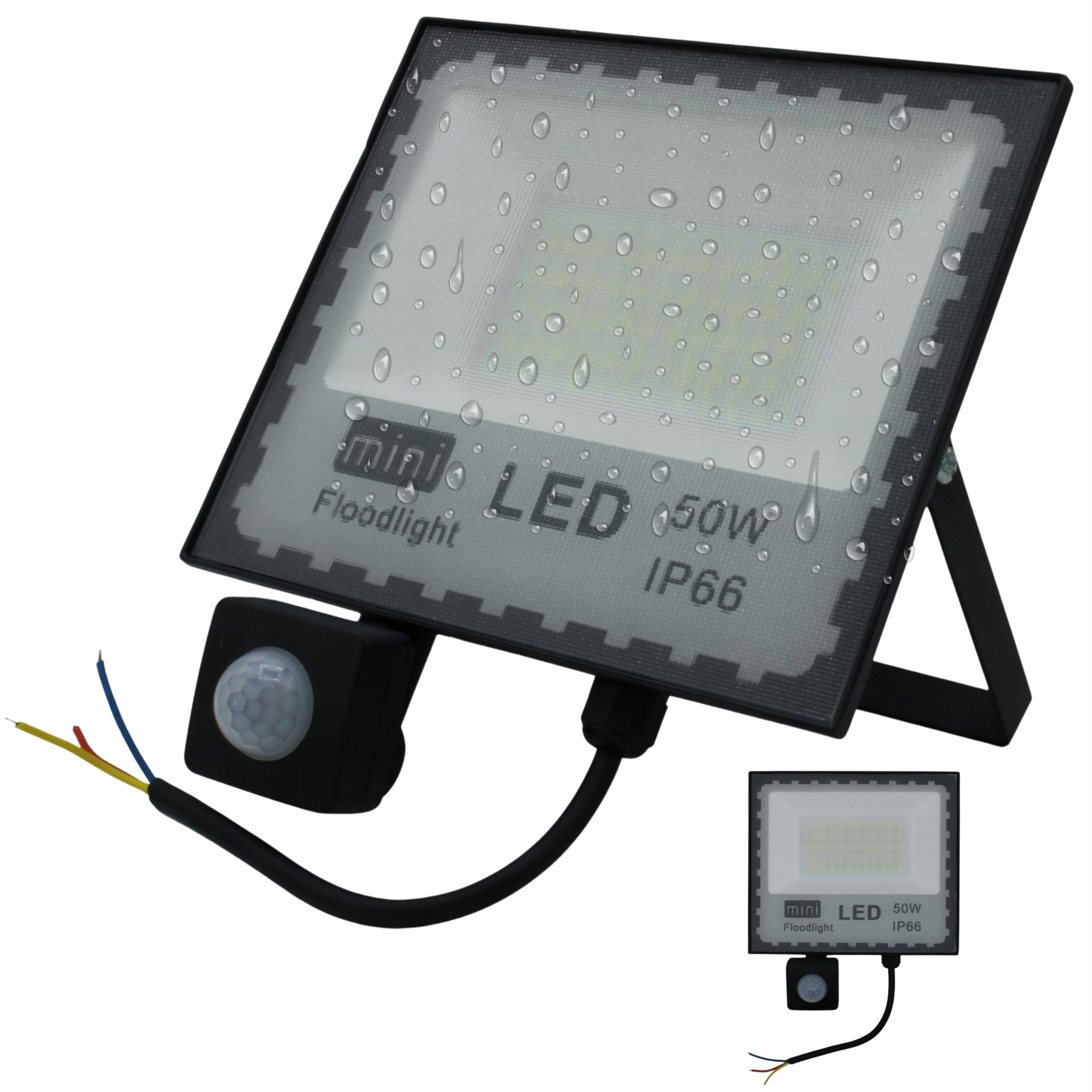 HALOGEN LED WITH MOTION SENSOR 50W LAMP GARAGE HOUSE