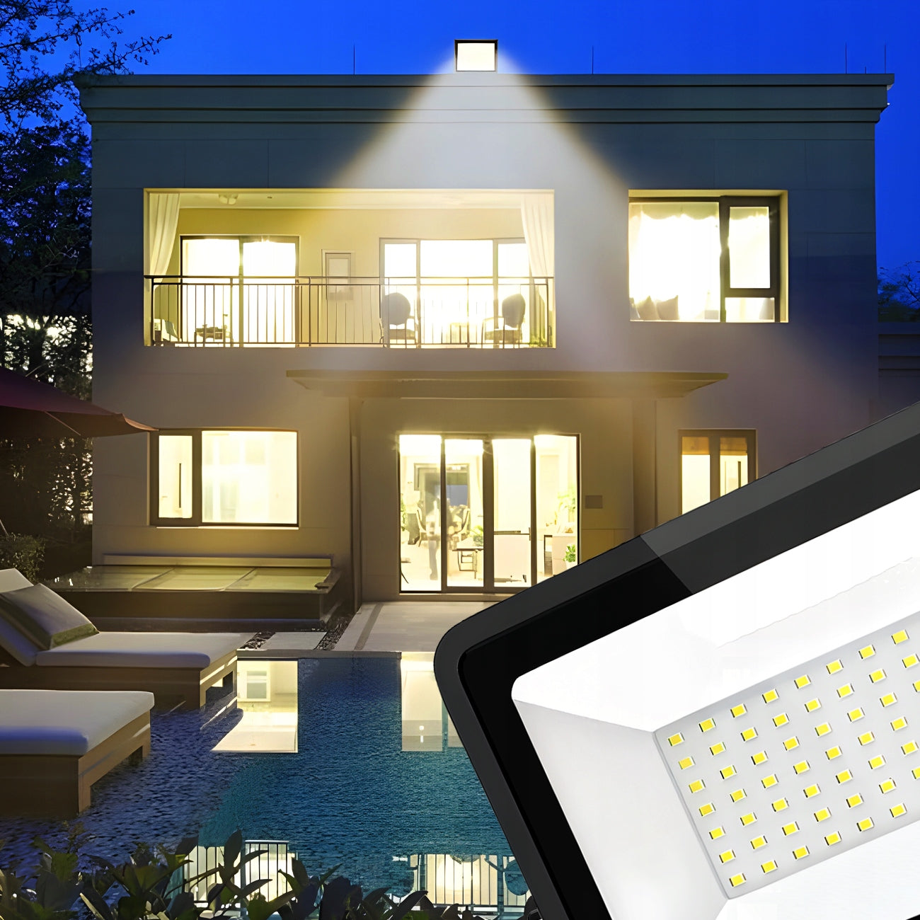 HALOGEN LED WORK FLOODLIGHT LAMP MOTION SENSOR LED 50 IN EXTERNAL Manufacturer code HALOGEN NAŚWIETLACZ ROBOCZY PREMIUM MOCNY