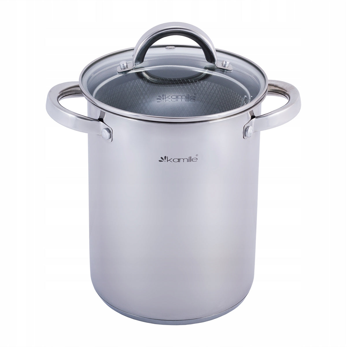 HAM NOODLE ASPARAGUS POT WITH STRAINER KAMILLE Manufacturer code KM5850