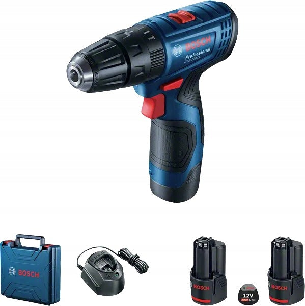 HAMMER DRILL GSB 120-LI 12V 2X2,0AH SUITCASE 6019G8100 BOSCH