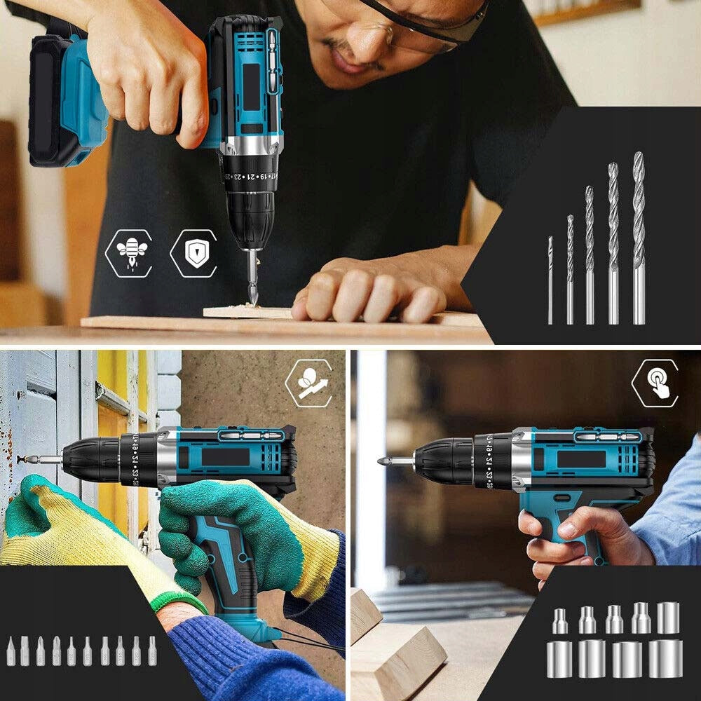 HAMMER DRILL POWER 50N.M 25+3 SETTINGS LED FLUORESCENT LAMP Manufacturer code YT-82792
