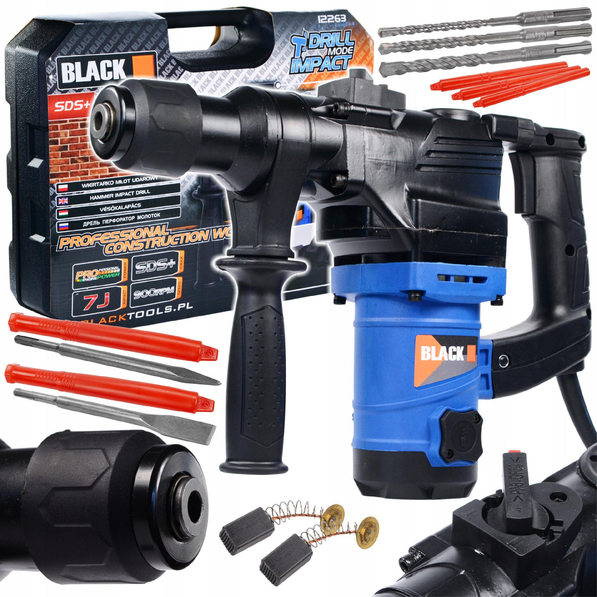 HAMMER DRILL SDS+ 1450W 12263