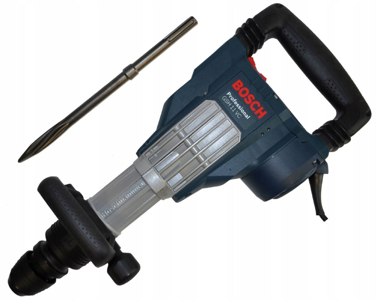 HAMMER GSH 11 VC BOSCH - SDS-MAX class 11kg + CHISEL Packaging status original