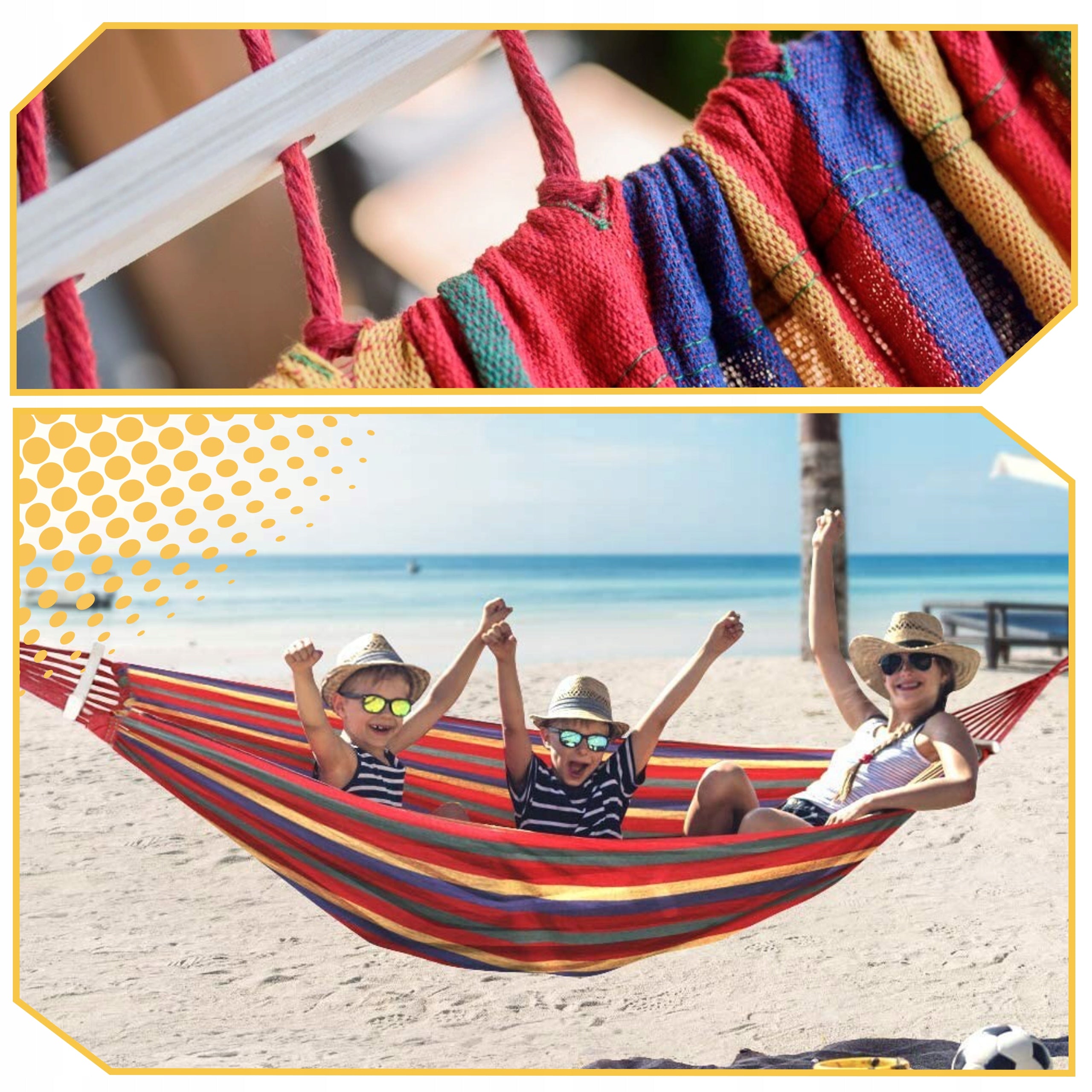 HAMMOCK 2 PERSON GARDEN XXL SWING STRONG REINFORCED HEADBAND LARGE + BAG Manufacturer code HAMAK 2 OSOBOWY OGRODOWY HUŚTAWKA