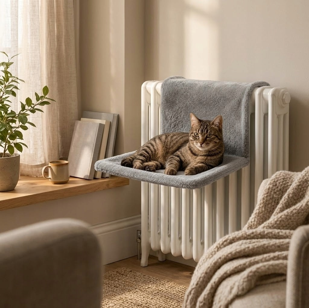 HAMMOCK BED HANGING PLUSH CAT BED FOR RADIATOR Packaging status original