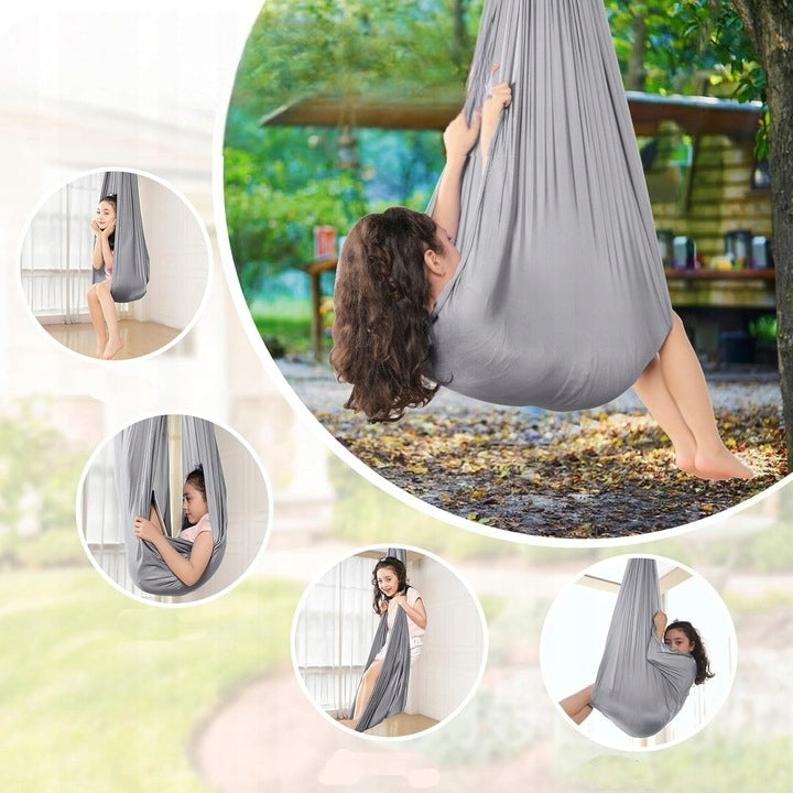 HAMMOCK SCARF for Children 280x150cm Sensory Swing SI Cocoon 100kg Manufacturer code Hamak Sensoryczny