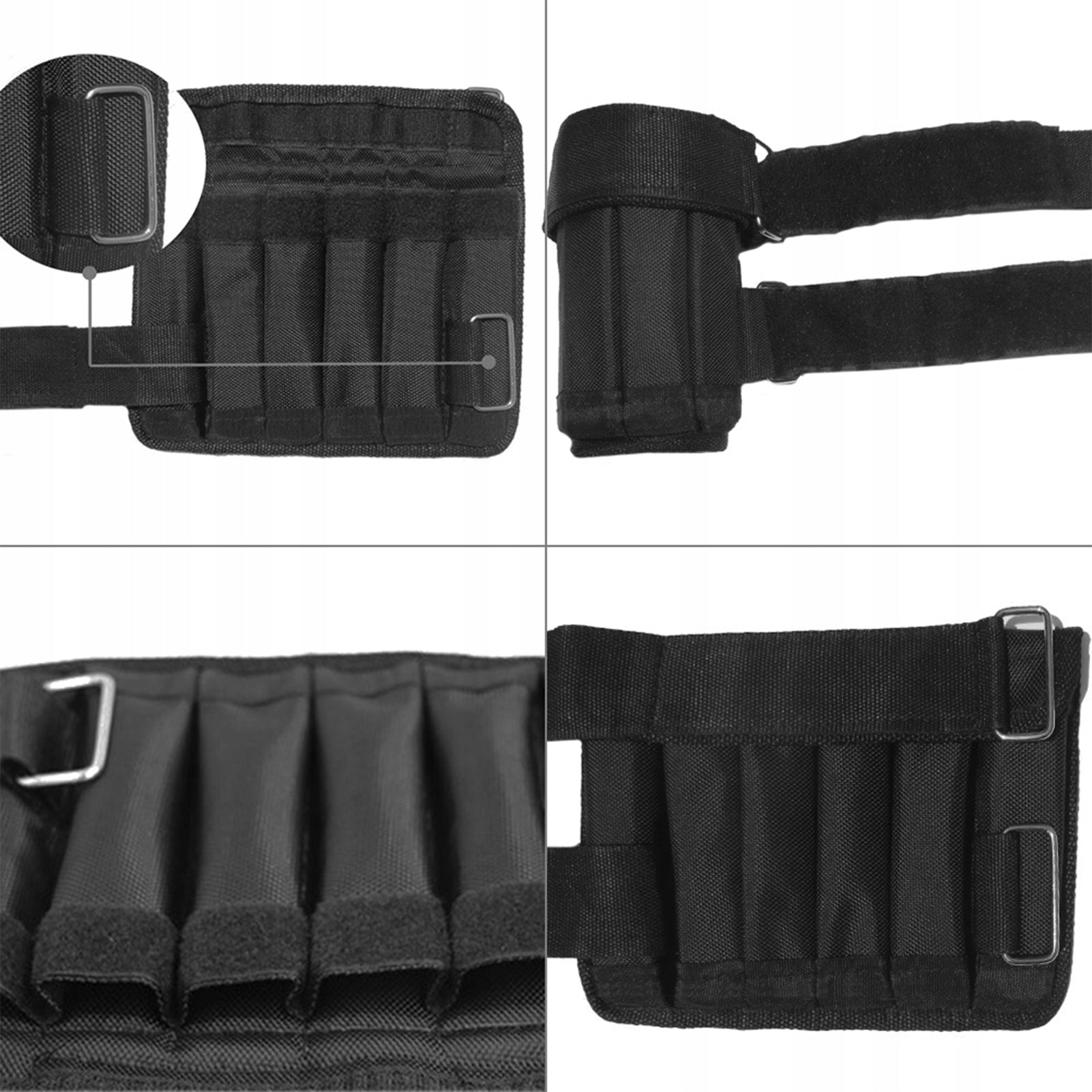 HAND AND ANKLE WEIGHTS EMPTY 2PCS TO 5KG ADJUSTABLE STRENGTH TRAINING Packaging status original