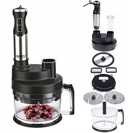 HAND BLENDER 1600W BLACK STAINLESS STEEL BLADE SPEED CONTROL