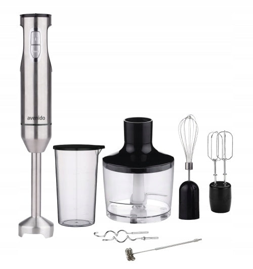 HAND BLENDER 1800W FOOD PROCESSOR MIXER SHAKER TITANIUM BEATER Functions grinding stirring mixing crushing shredding whipping dough kneading other