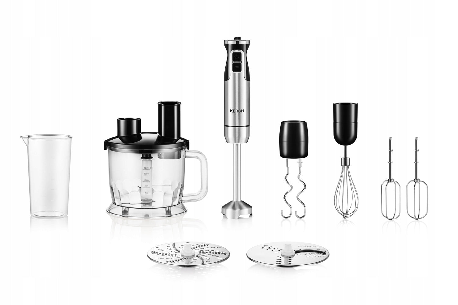HAND BLENDER MULTIFUNCTION MIXER KERCH ACTIVE 1800W TURBO +ACCESSORIES Brand Kerch