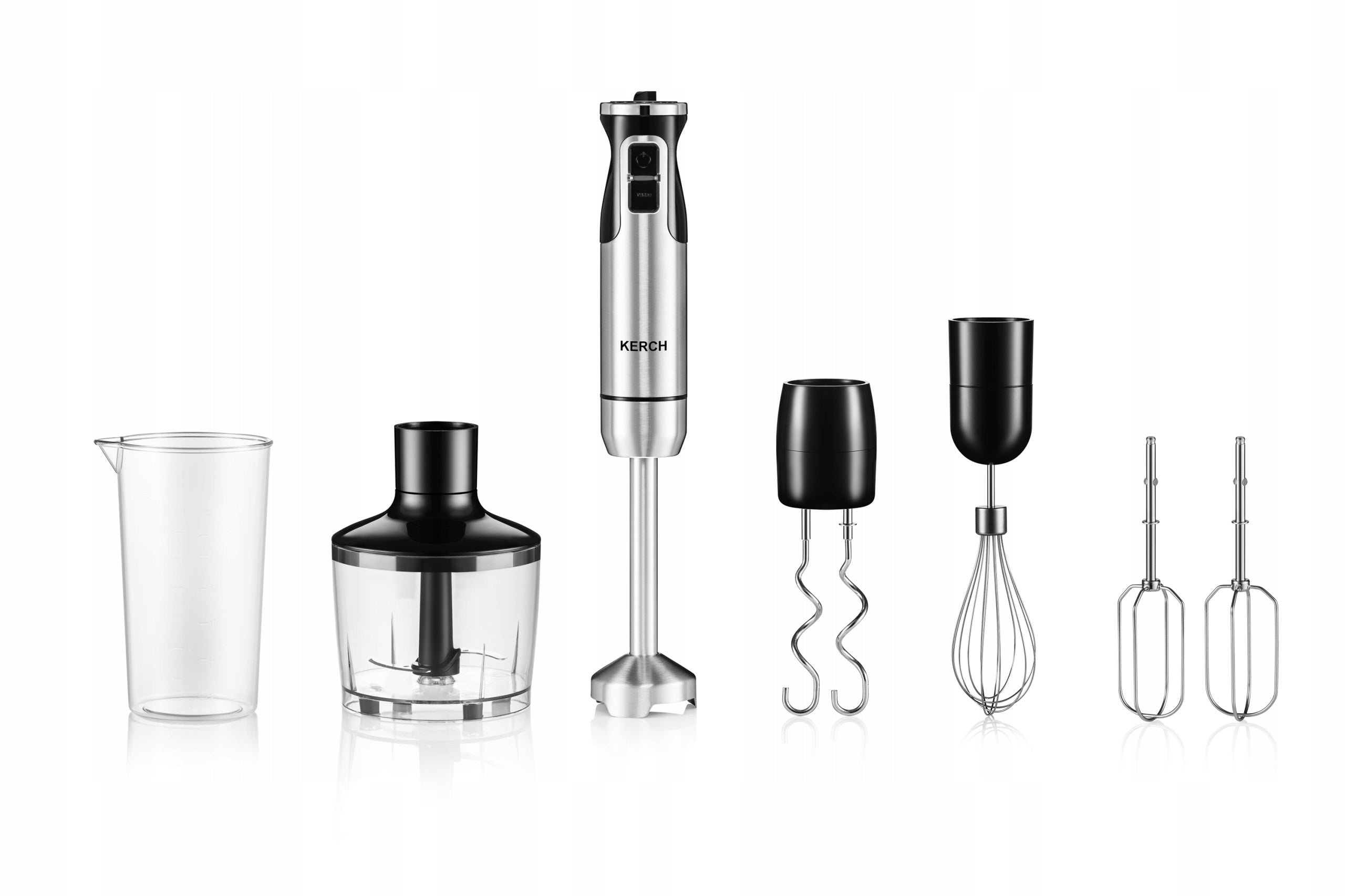 HAND BLENDER MULTIFUNCTION MIXER KERCH QUICK 1800W TURBO +ACCESSORIES Brand Kerch