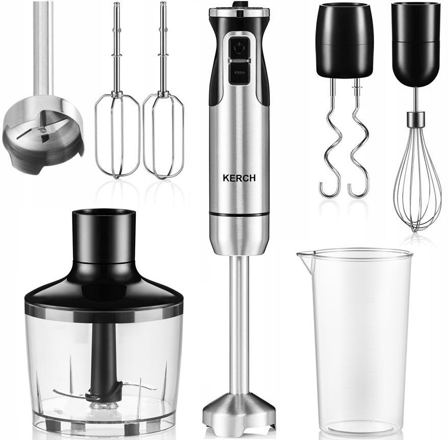 HAND BLENDER MULTIFUNCTION MIXER KERCH QUICK 1800W TURBO +ACCESSORIES