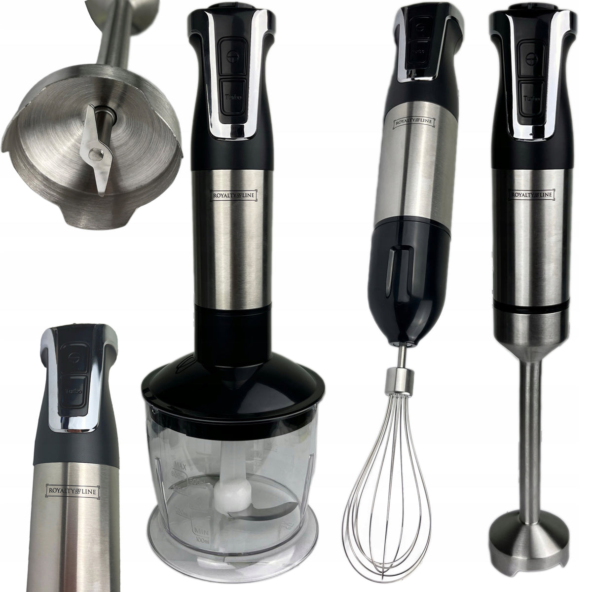 HAND BLENDER MULTIFUNCTION MIXER TURBO MALAXER POWERFUL 800W SHREDDER Packaging status original