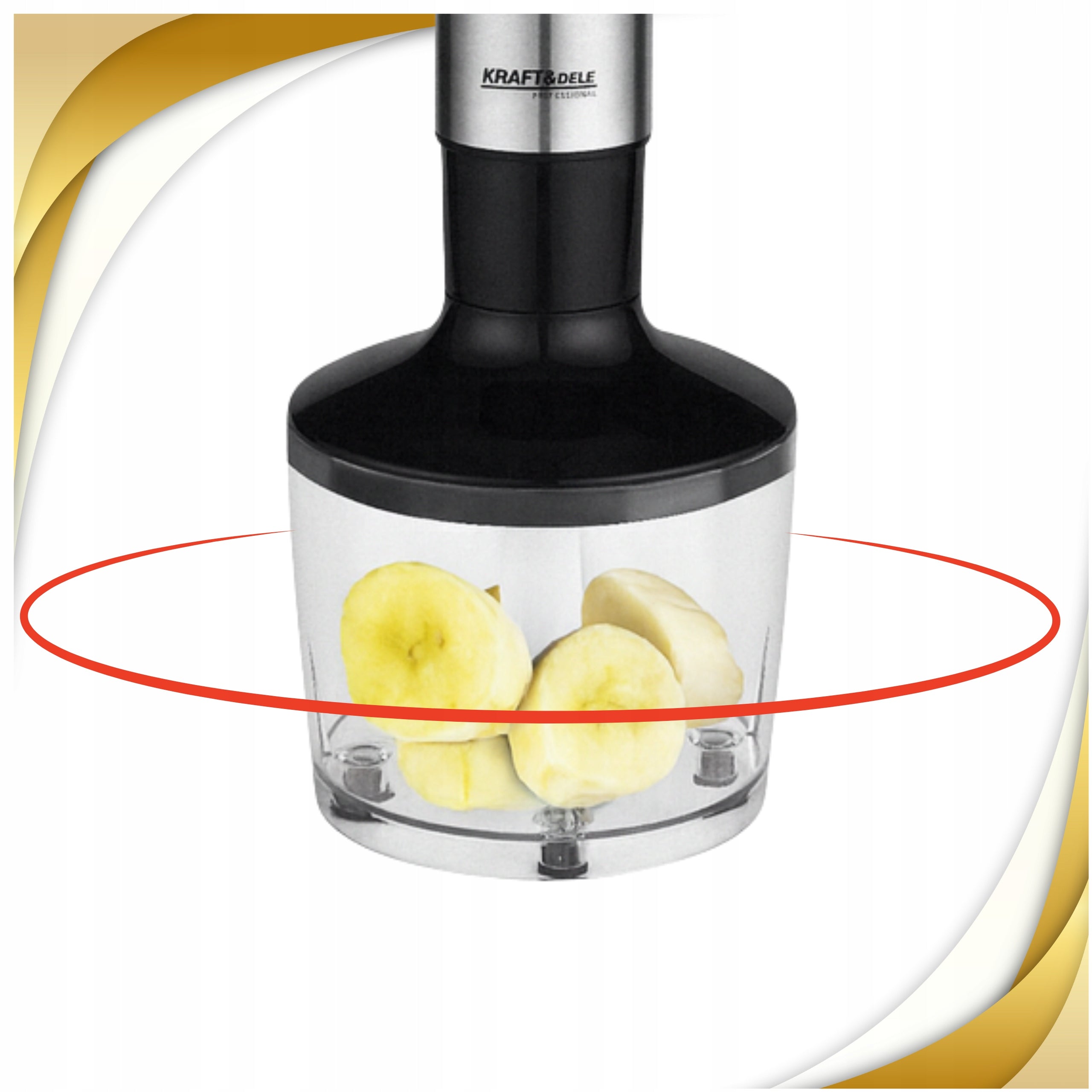 HAND BLENDER MULTIFUNCTION TURBO MODE 1500 IN ICE CRUSHER 7IN1 STRONG Power rating 1500 W