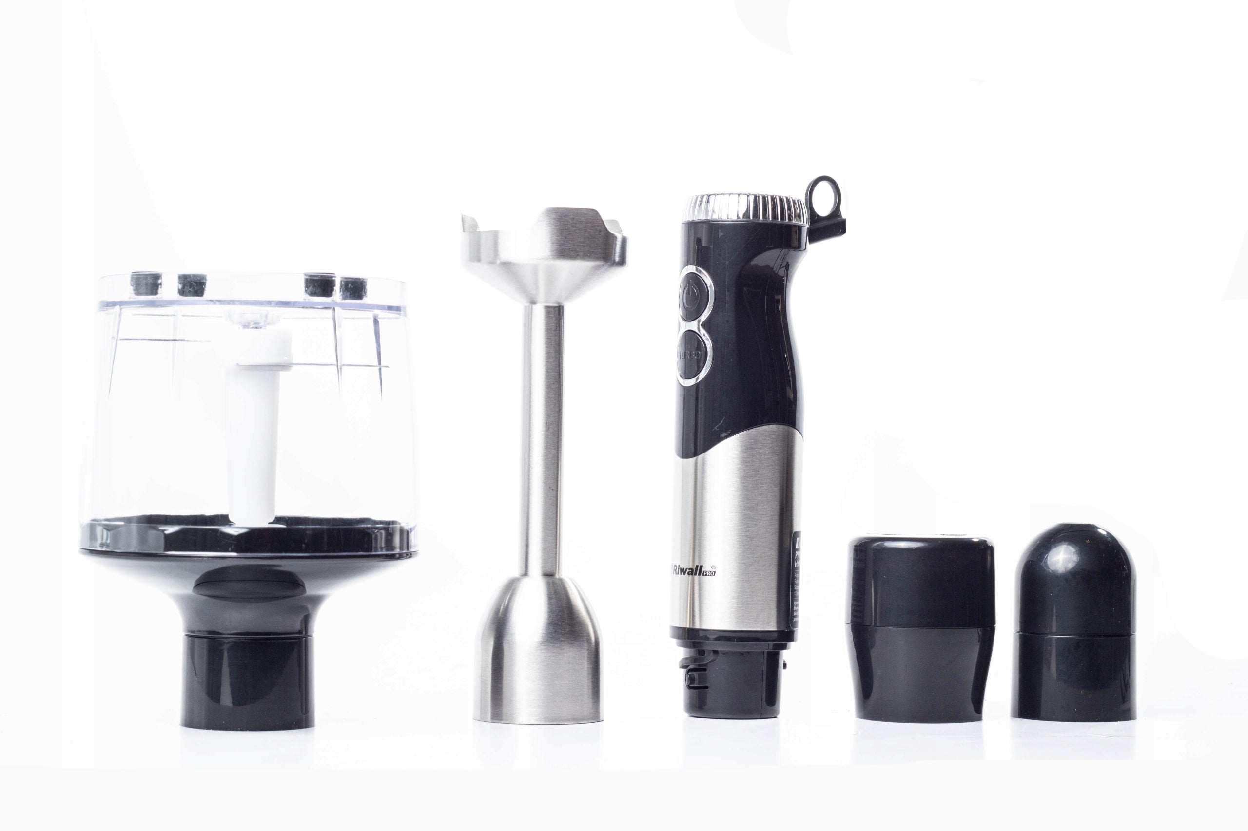 HAND BLENDER MULTIFUNCTIONAL RIWALL RB-01 6in1 TITANIUM BLADES STRONG Rotational speed control yes